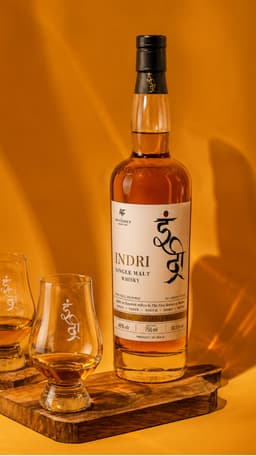 Indri-Trini Indian Single Malt Whisky (The Three Wood)