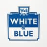 White & Blue