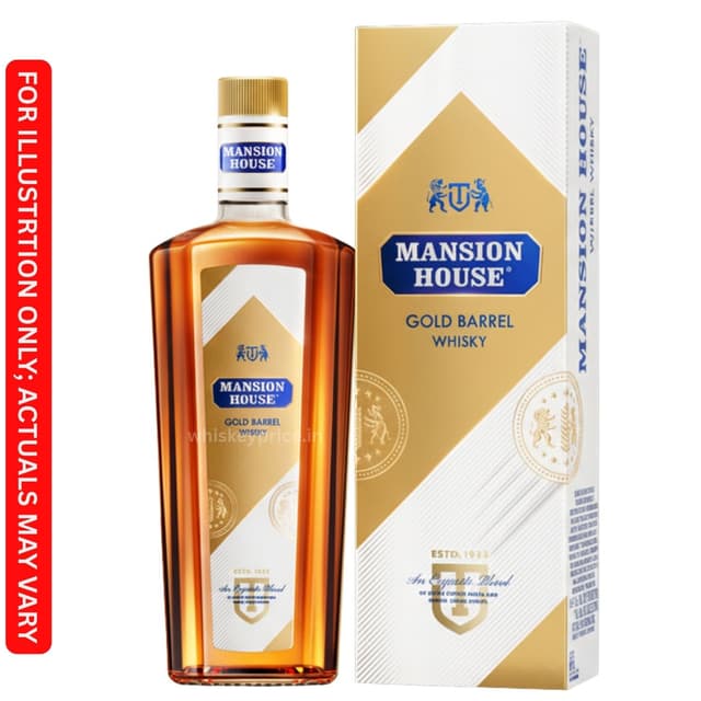 Mansion House Gold Barrel Whisky