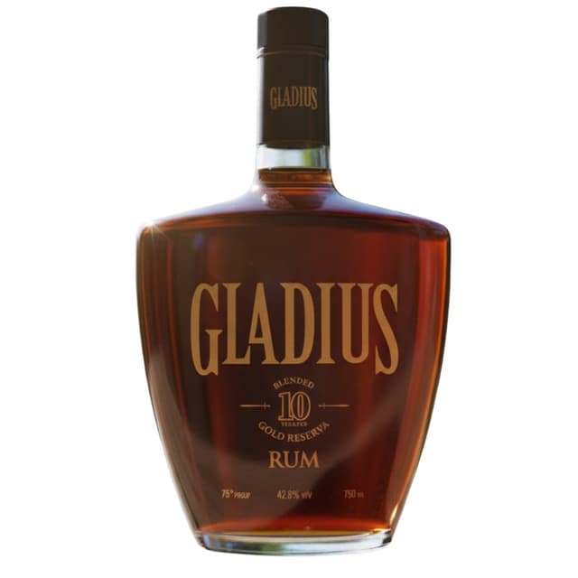 Gladius Blended 10 Year Old Gold Reserve Rum