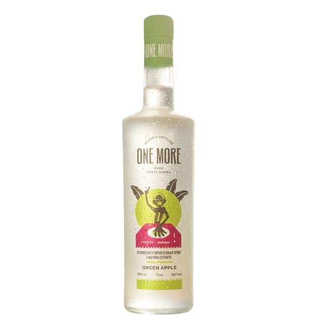 One More Pure Craft Vodka - Green Apple