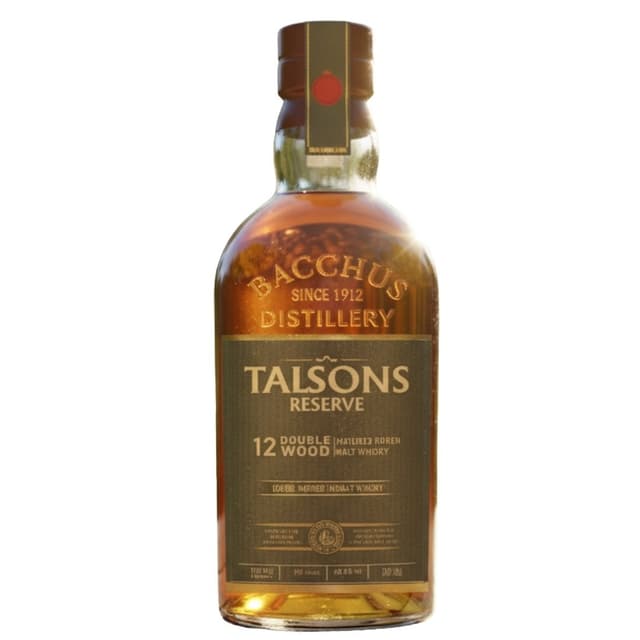Talsons Reserve 12 Double Wood Matured Indian Malt Whisky