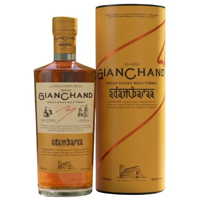 GianChand Adambaraa Indian Single Malt Whisky