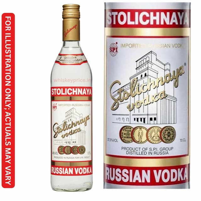 Stolichnaya (Stoli) Vodka 750ML Price in Gurugram | Review | Tasting Notes