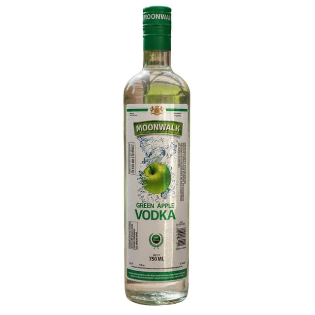 Moonwalk Ultra Premium Green Apple Vodka