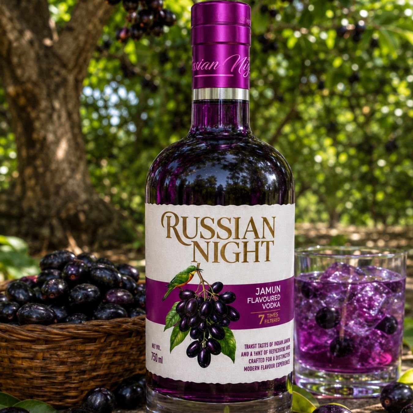 Russian Night Jamun Flavoured Vodka