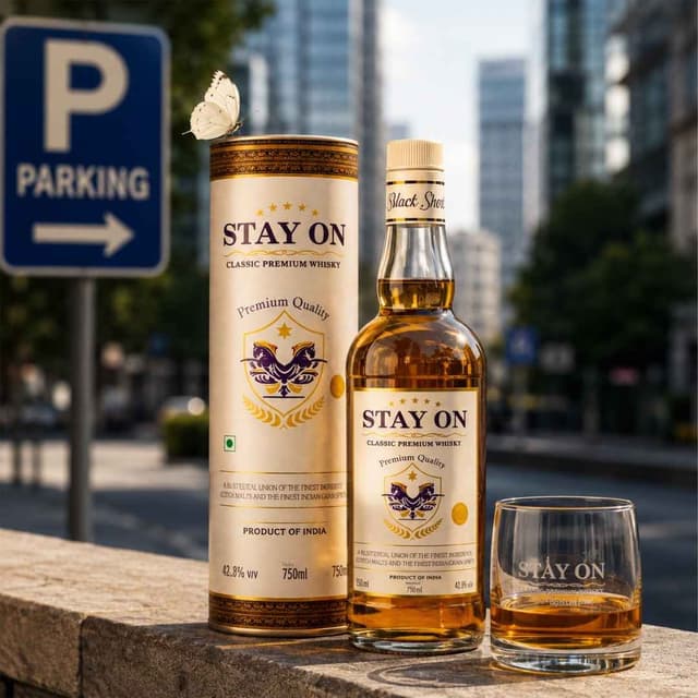 Stay On Classic Premium Whisky Indian Blended Whisky