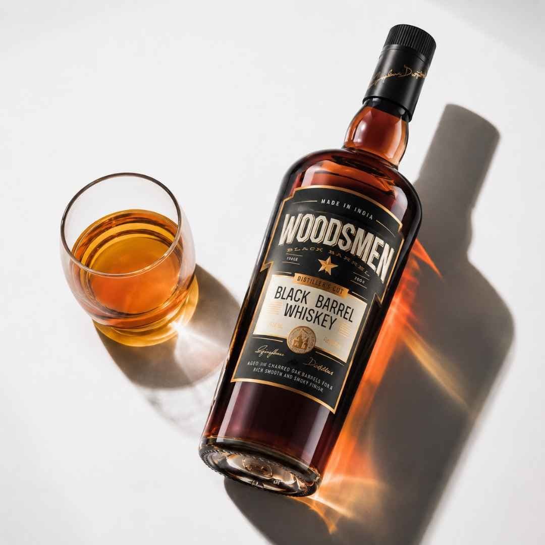 Woodsmen Black Barrel Whiskey