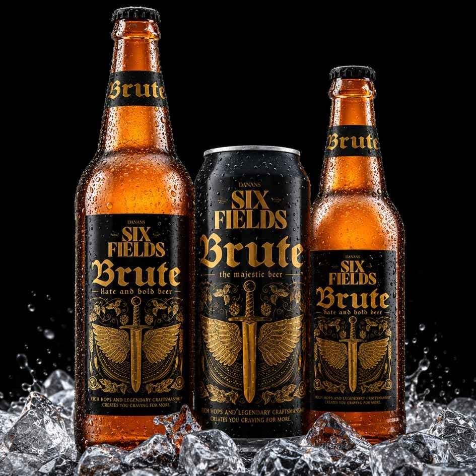 Six Fields Brute Beer for the Fearless