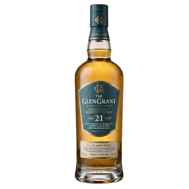 The Glen Grant 21 Year Old Speyside Single Malt Scotch Whisky