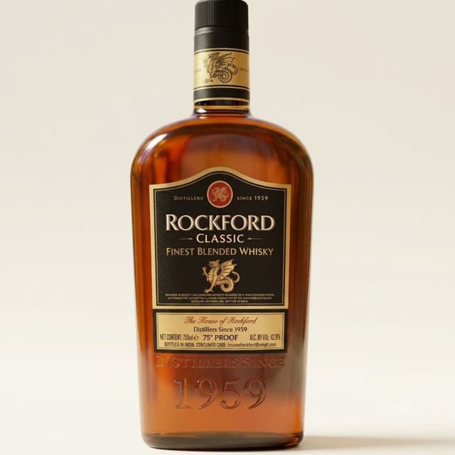 Rockford Classic Finest Blended Whisky