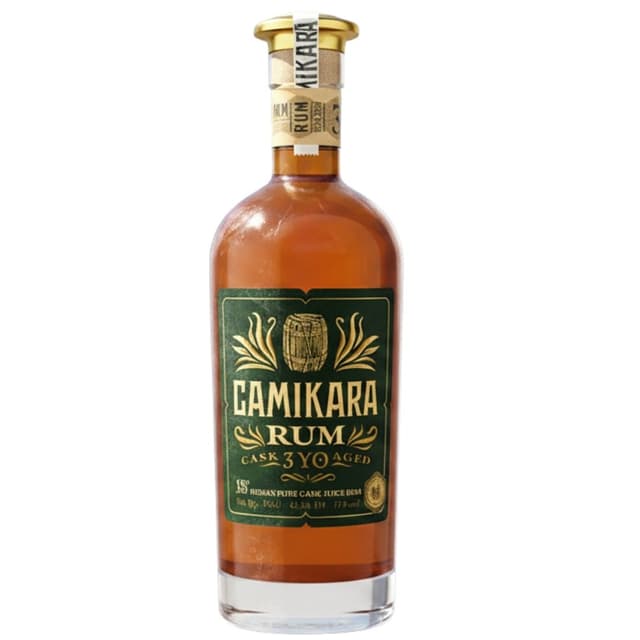 Camikara Cask 3 YO Aged Pure Cane Juice Rum