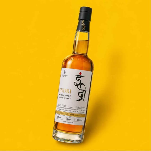 Indri Trini – The Three Wood Single Malt Indian Whisky