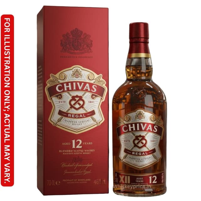 Chivas Regal 12 YO Blended Scotch Whisky 2026 Price In India