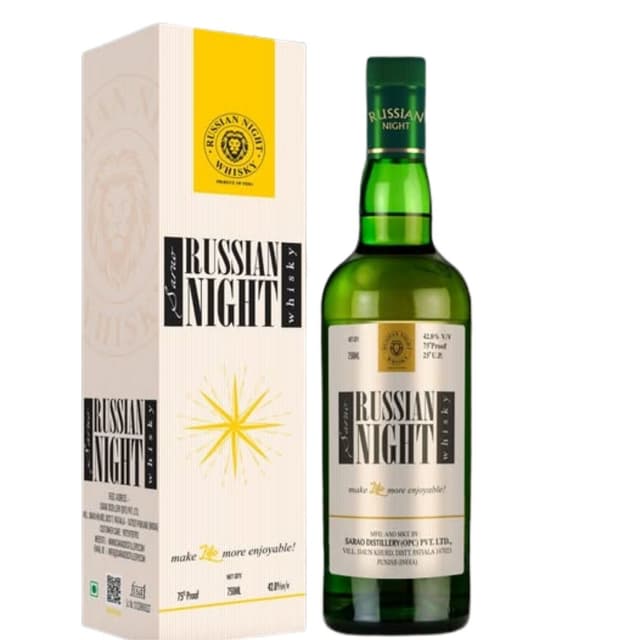 Russian Night Whisky Updated 2026 Price In India