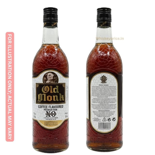 Old Monk Coffee Flavoured Rum Updated 2026 Price In India