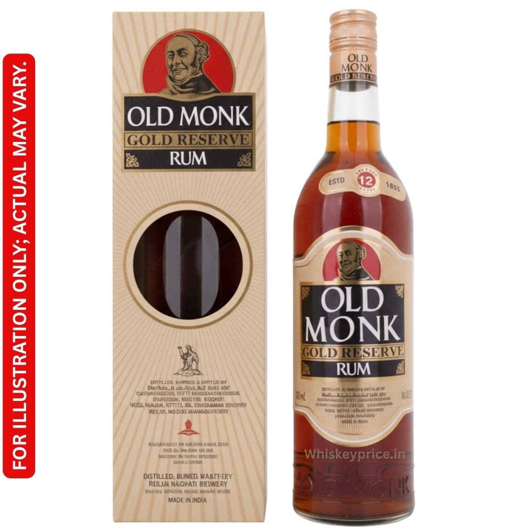 Old Monk Gold Reserve Rum Updated 2026 Price In India