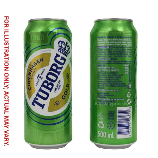 Tuborg Supreme Strong 1880 Danish Beer latest price in India