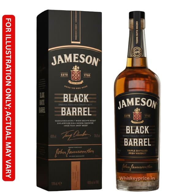 Jameson Black Barrel Whiskey Price in Kolkata | 750ml |