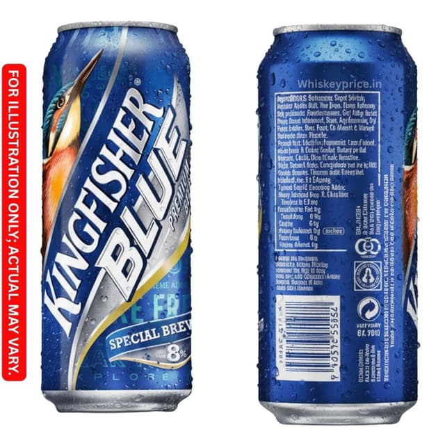 Kingfisher Blue Premium Lager price in IIndia