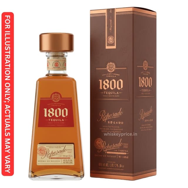 1800 Reposado Tequila 2026 Price in India: Delhi & Mumbai