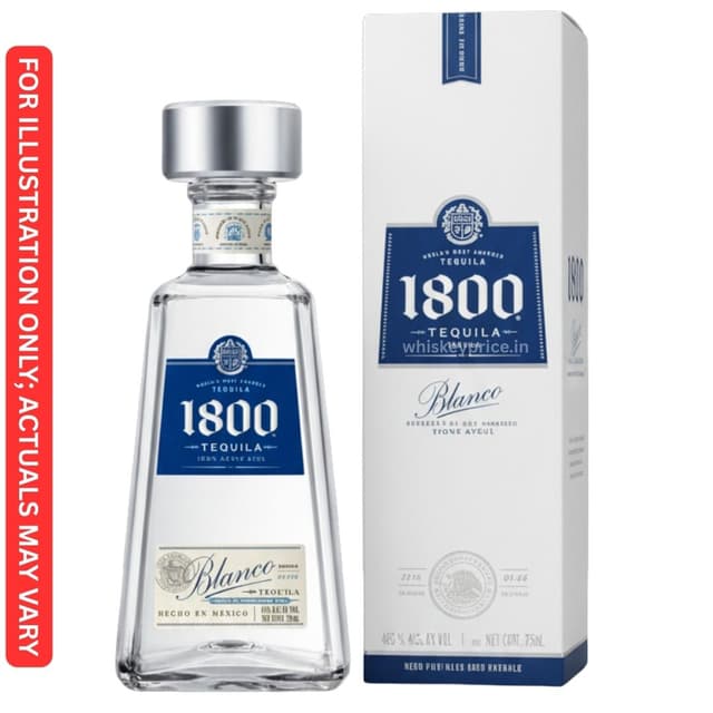 1800 Silver Tequila Latest Price in India: Delhi & Mumbai 2026