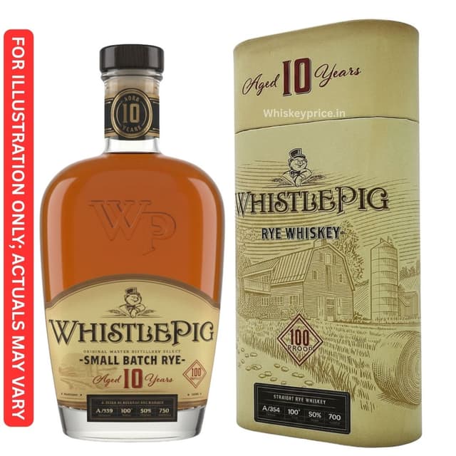 WhistlePig 10 Year Rye Price in India: Delhi & Mumbai Rates