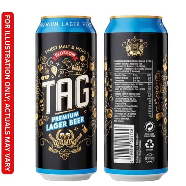 Tag Premium Lager Beer | Silver Can | Tasting Notes & New Rates