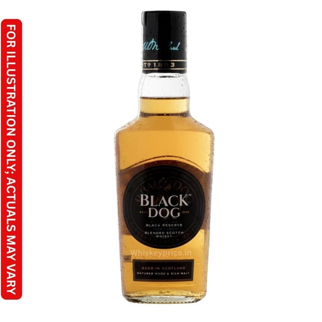 Black Dog 375ml Price in Kolkata | Review | Tasting Notes |
