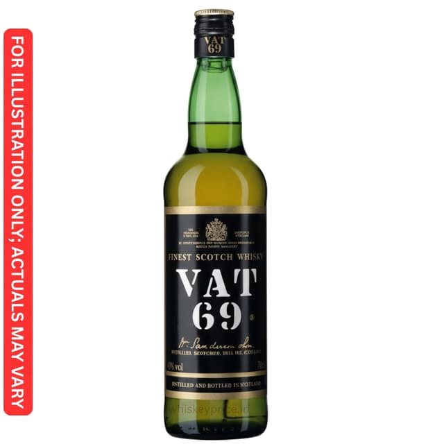 Vat 69 375ml price in Haryana | Review | Tasting Notes