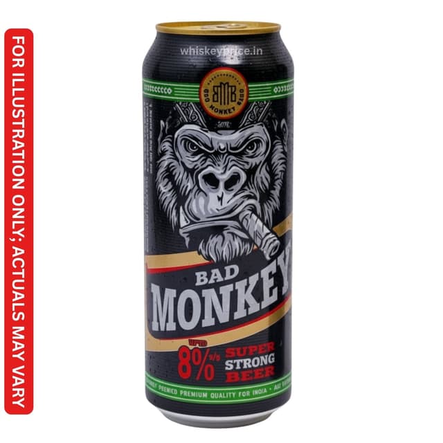 Bad Monkey Super Strong Beer Price in Delhi | 650ml | Review