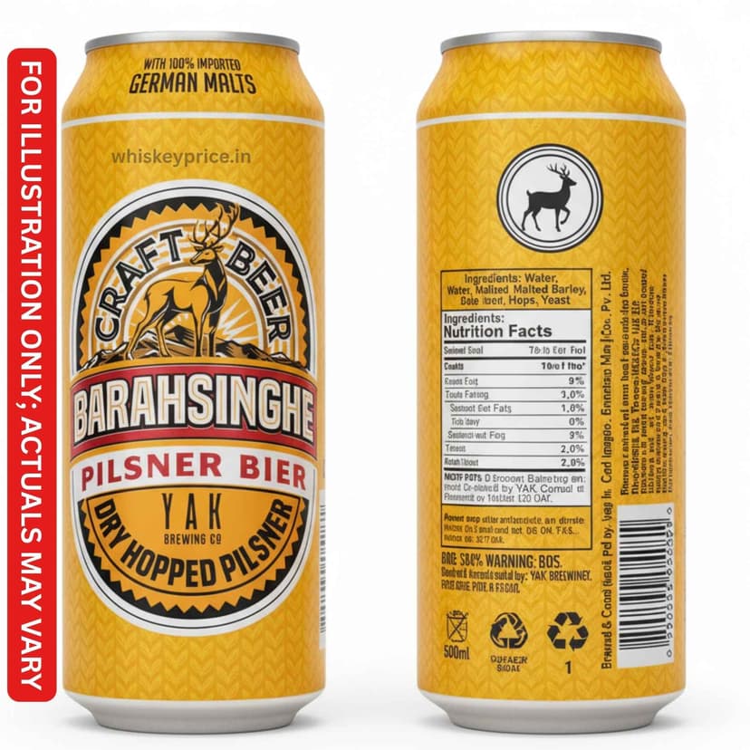 Barahsinghe Pilsner Bier Price in Delhi | 500ml | Tasting Notes