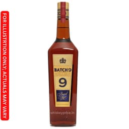 Batch 9 Whisky Price in India  | 750ml | Tasting Notes