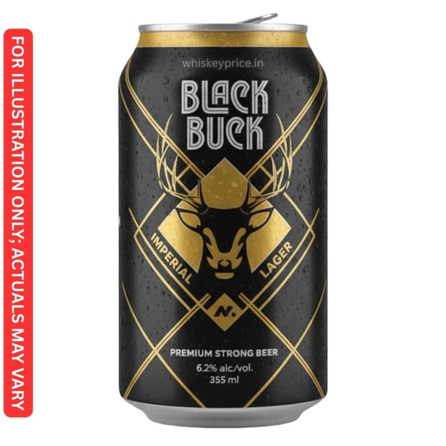 Black Buck Premium Strong Beer Price in Delhi  | 500ml |