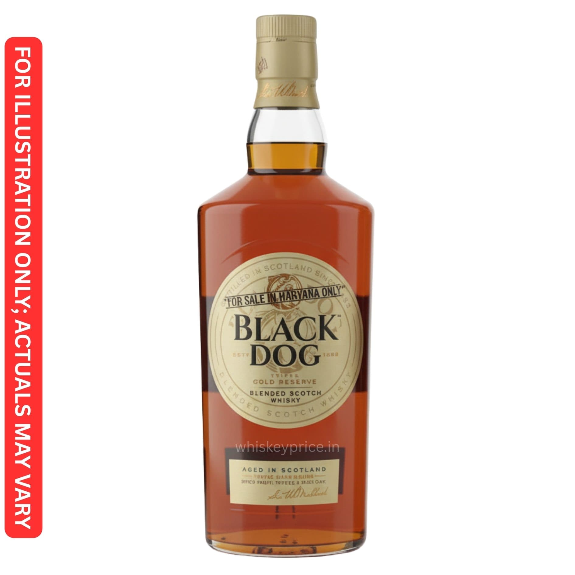 Black Dog Triple Gold reserve price in Jharkhand | Tasting Notes |