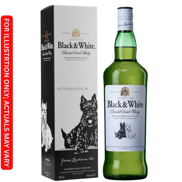 Black & White Blended Scotch Whisky Price| Kolkata | 750ml