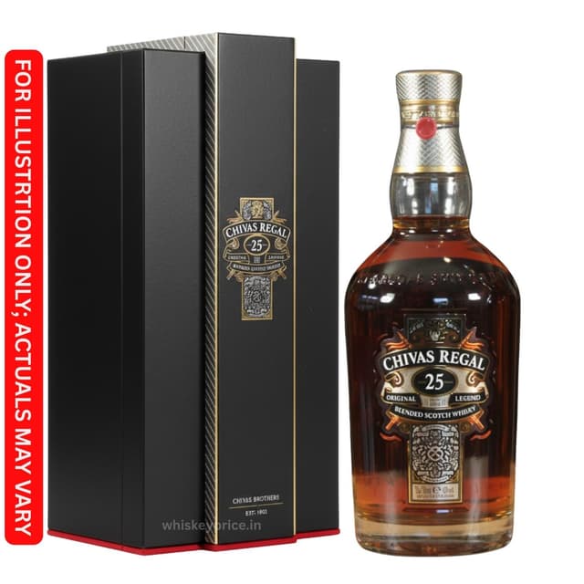 Chivas Regal 25 Year Old Price in Kolkata | 700ml | Tasting Notes