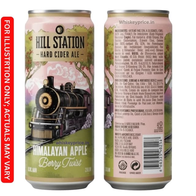 Hill Station Himalayan Apple Berry Twist Price in India | 330ml |