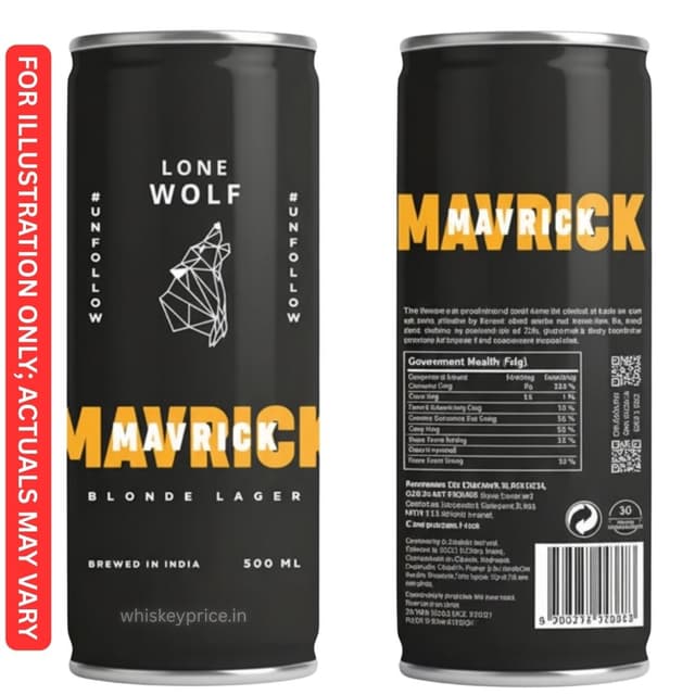 Lone Wolf Mavrick Blonde Lager Price in Delhi  | 330ml |