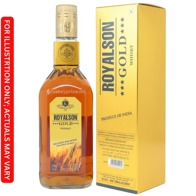 Royalson Gold Reserve Whisky Price in India | 750ml