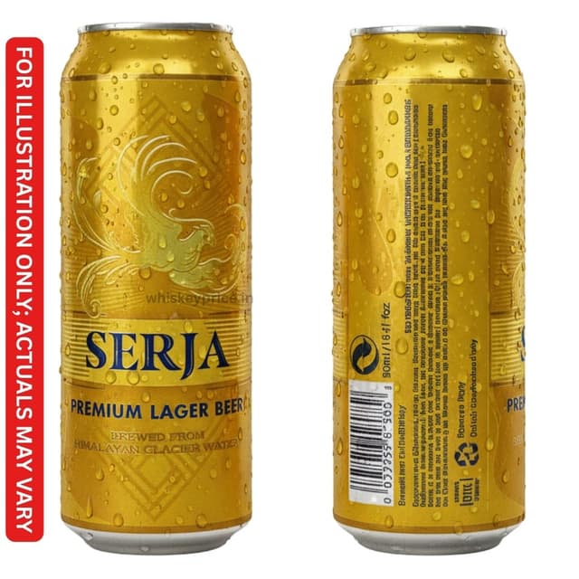 Serja Premium Lager Beer Price in Delhi | 500ml | Tasting Notes |
