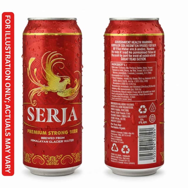 Serja Premium Strong Beer Price in Delhi | 500ml | Tasting Notes