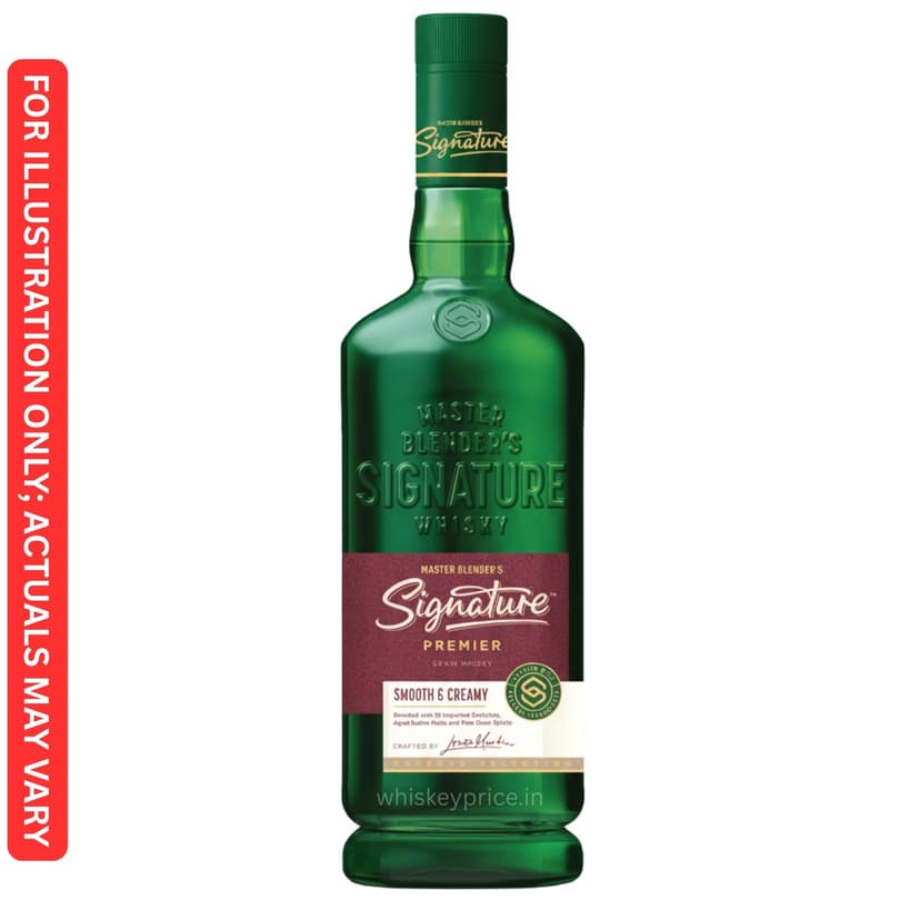 Signature Premier Grain Whisky price in Kolkata | 750ml |
