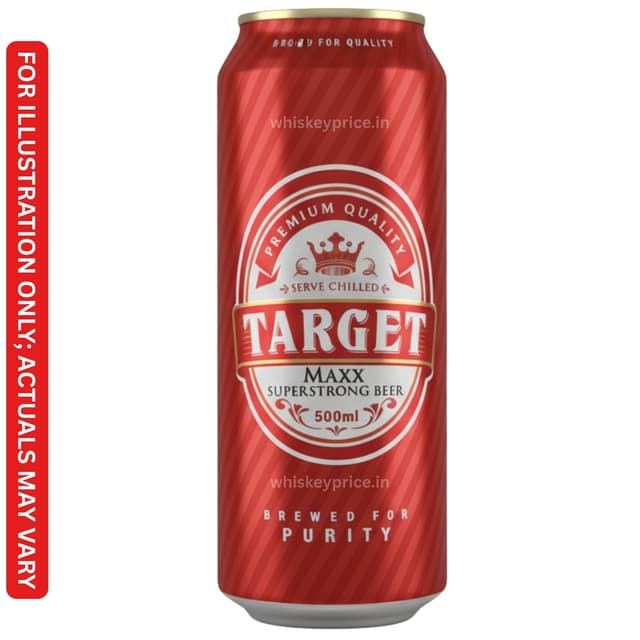 Target Maxx Super Strong Beer Price in Delhi | 500ml |