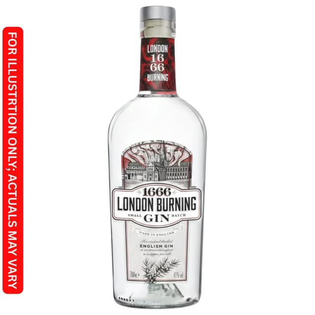 1666 London Burning Dry Gin Price in Kolkata | 700ml | Review