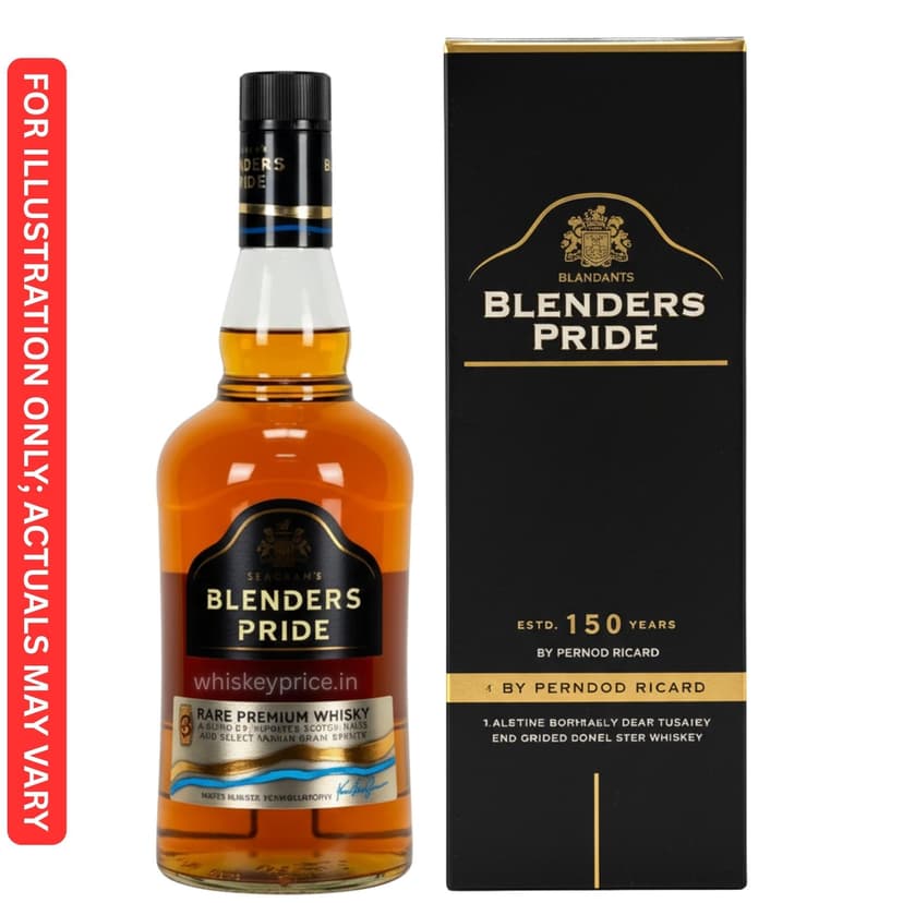 Blenders Pride Rare Premium Whisky price in Kolkata | 750ml |