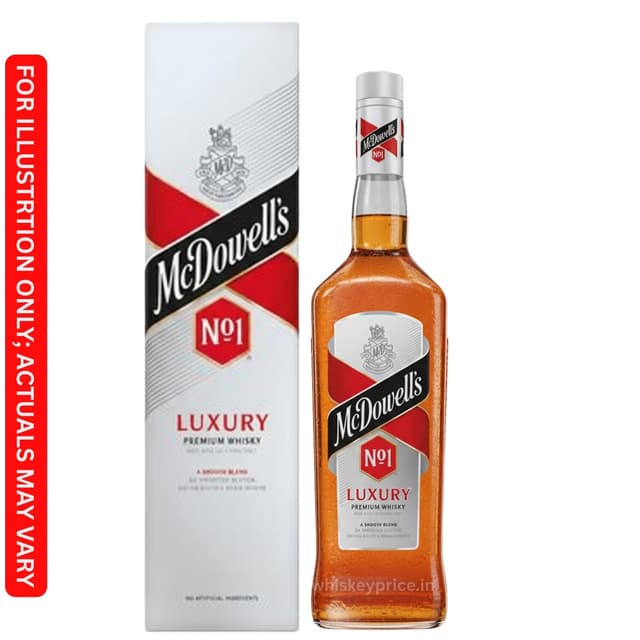 McDowell’s No. 1 Luxury Whisky price in Kolkata | 750ml |