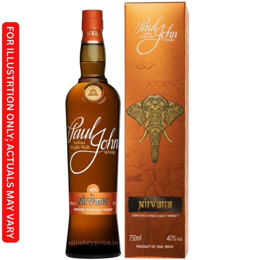 Paul John Nirvana Whisky price in Kolkata | 750ml |