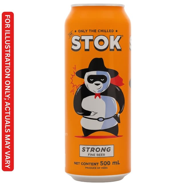 STOK Strong Fine Beer Price in Kolkata | 500ml | Tasting Notes