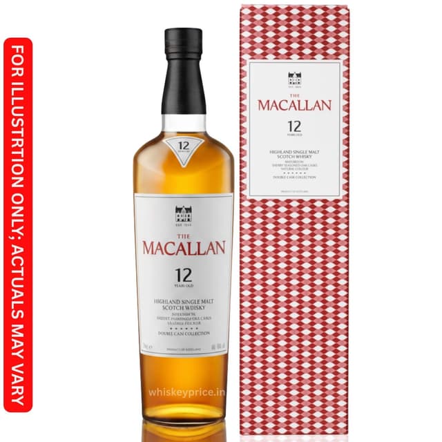 The Macallan 12 Double Cask Whisky price in Kolkata | 700ml |